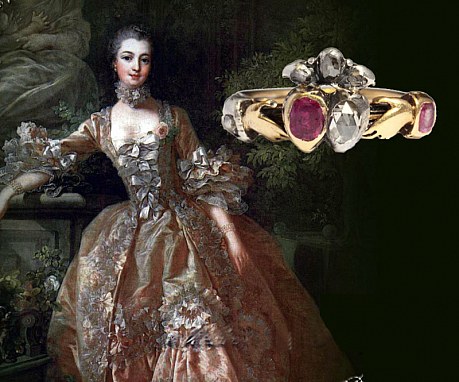 1750年　ロココ　愛の指輪
