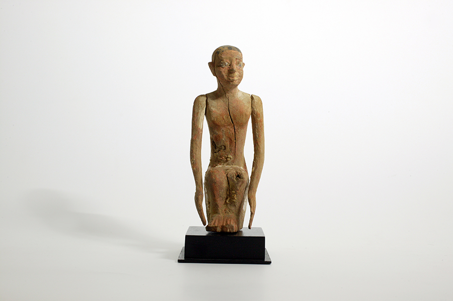 アンティーク　古代エジプト　木製　人形