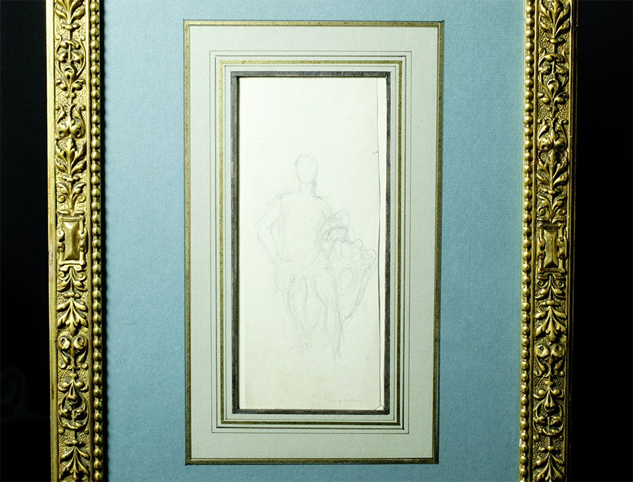 Antique Gallery Soleil アンティークジュエリー / 「ユピテルとセメレ」ギュスターブ モロー デッサン Gustave  Moreau dessin