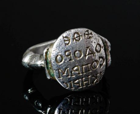 ビザンチン　シルバー　リング　聖職者の指輪