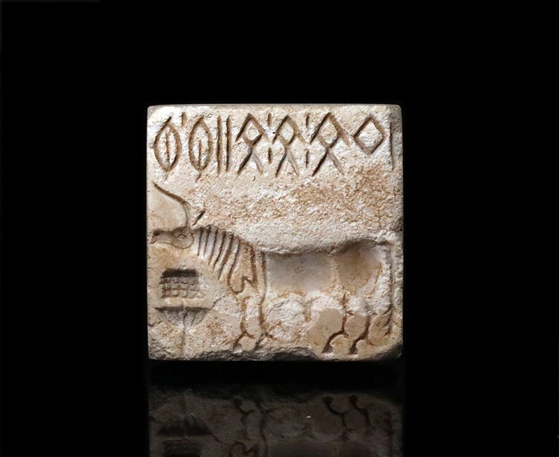 紀元前2500年〜紀元前2000年 インダス文明 印章 牛