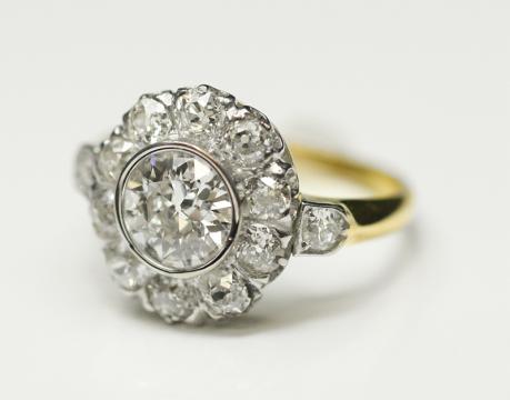 1.03ct ダイヤモンド　ベルエポックリング
