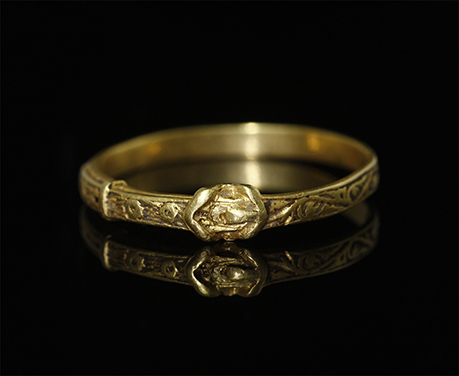 1450年頃 中世 ゴールド ベルト バックル リング 指輪 アンティークジュエリー　