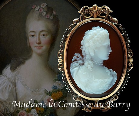 ルイ15世寵姫　デュ バリー伯爵夫人　カメオ