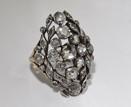 18世紀 ローズカットダイヤモンド リング 指輪 アンティークジュエリー