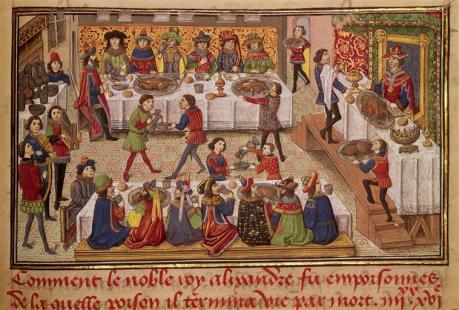 15世紀初期　サファイヤ　リング　en boen an(en bon an)　新年の贈り物