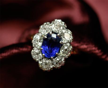 2.48ct　セイロンサファイヤリング　鑑定書付き
