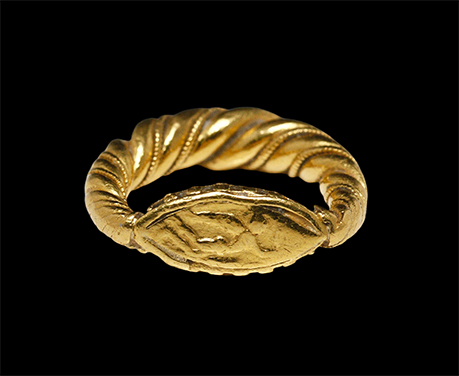 22k 16.1g 紀元前5世紀 古代ギリシャ ゴールド リング 指輪