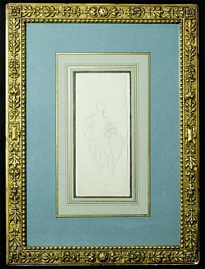 「ユピテルとセメレ」ギュスターブ モロー デッサン　Gustave Moreau dessin